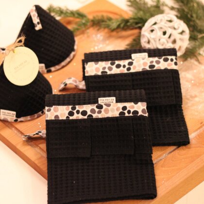 set kuhinjskih ručnika+hvataljke